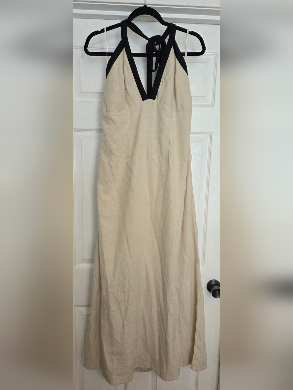 NWT Halter-Neck Maxi Dress